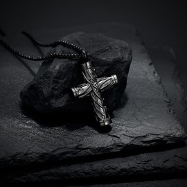 zeqingjw Urn Necklaces for Ashes Tree of Life Cremation Jewelry for Ashes for Human Pet Cross Memorial Ash Pendant Keepsake Jewelry for Women Men