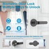 Foxgard Biometric Door Lock with Smart APP Fingerprint Knob Remote