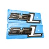 2pcs 6.2 Liter Emblems Side Fender 3D Decals Badge Replacement