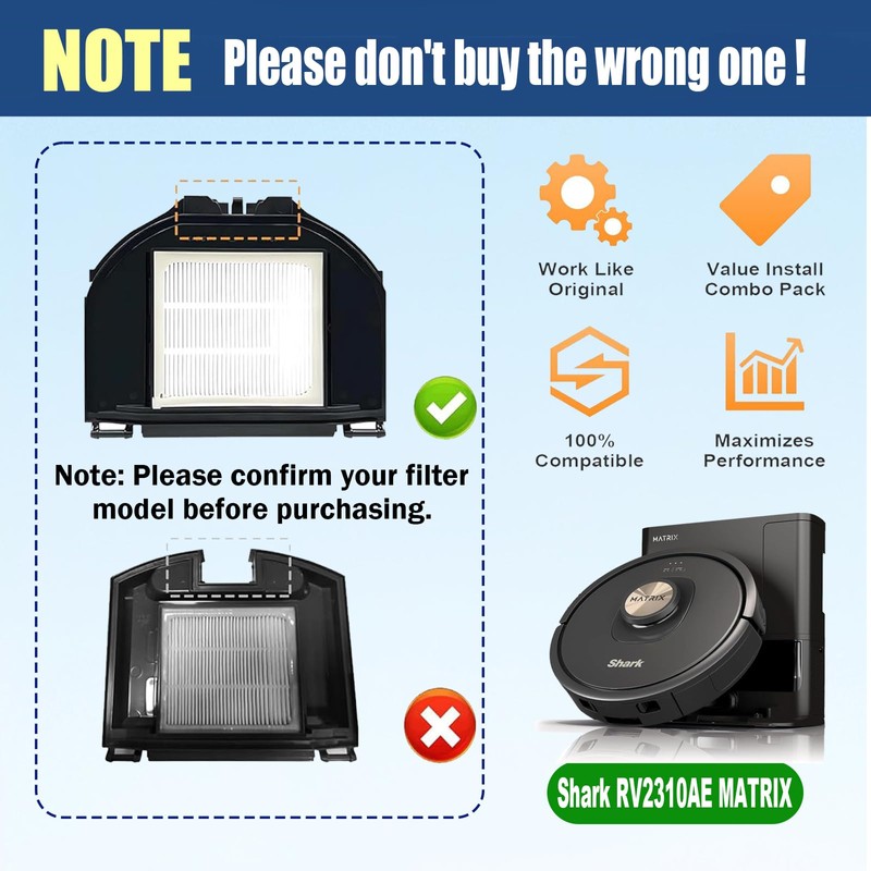 Replacement Parts Accessories compatible with Shark Matrix AV2310AE/RV2310AE/UR2360S Ultra /UR2350AE,2