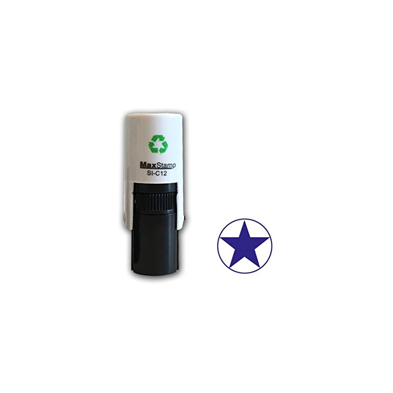 Star Stamp – Loyalty Card Stamper - Self Inking Blue