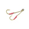 Assist Hooks 8/0, 5 Packs (2 Pairs/Pack) Gold for Jigging