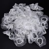 PMELCXD 100 Pack Clear Disposable Ear Protectors Waterproof Ear Covers