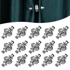 BOHUZI 15 Pairs Curtain Magnetic Button Curtain Closure Magnetic Curtains Accessories Curtain Weight Curtains Shower Curtain Magnet Accessories for Bedroom Living Room Bathroom Office