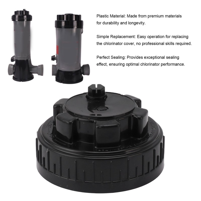 Chlorinator Cover Replacement Plastic Lid Easy Installation Tight Sealing Chlorinator