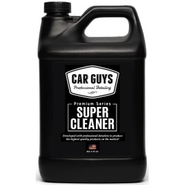 CAR GUYS Super Cleaner 1 Gallon Refill | Effective Car Interior Cleaner | Leather Car Seat Cleaner | Stain Remover for Carpet, Upholstery, Fabric, and Much More! | 1 Gallon (Sprayer Not Included)