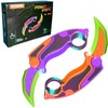 PETBSNVB 2pcs Fidget Claw Knife, 3D Gravity Knife Toy, 3D