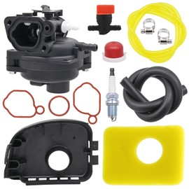 Aylux 799583 593261 Carburetor Kits for B&S 595656 591979 591160 08P502 8P502 09P602 9P602 300E 450E 500E 550EX Series Engines with 799579 Filter 595660 Cover