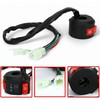 ATV Handlebar Mount Left Starter Kill Light Switch Button –