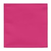 Jacob Alexander Men's Pocket Square Solid Color Handkerchief - Fuchsia
