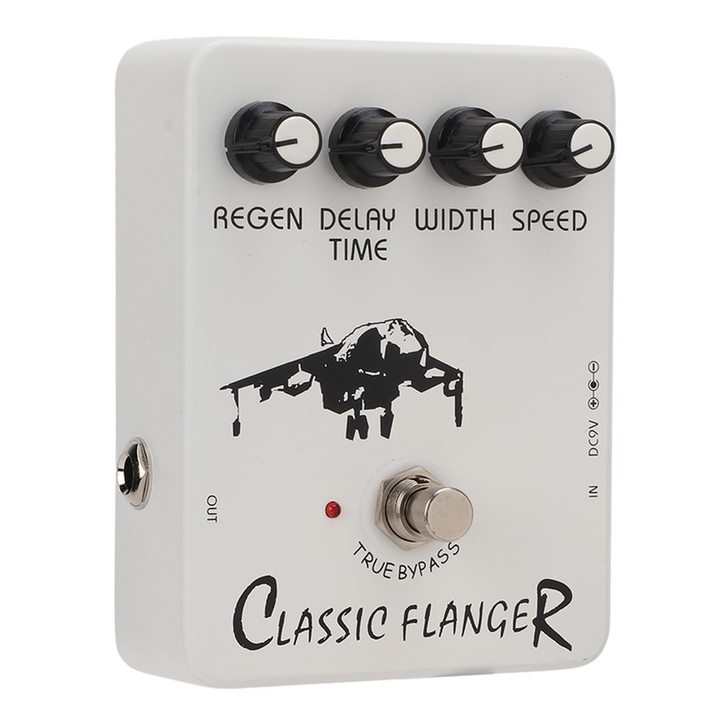 Guitar Effect Pedal Metallic Flanger Sounds Rapid Tremulous Vibrato Electric