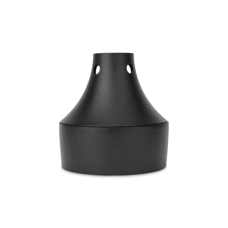 Outset 76633 Cast Iron Beer Can Chicken Stand, Garlic Roaster