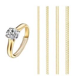 Ring Size Adjuster, Ring Guard Clip Invisible Tightener Transparent Resizer for Women and Men Loose Rings (4Pack)