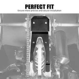 NICECNC Swing Arm Skid Plate Compatible with Honda TRX450R TRX450ER 2006-2014 Black,Replacement for 50355-HP1-600