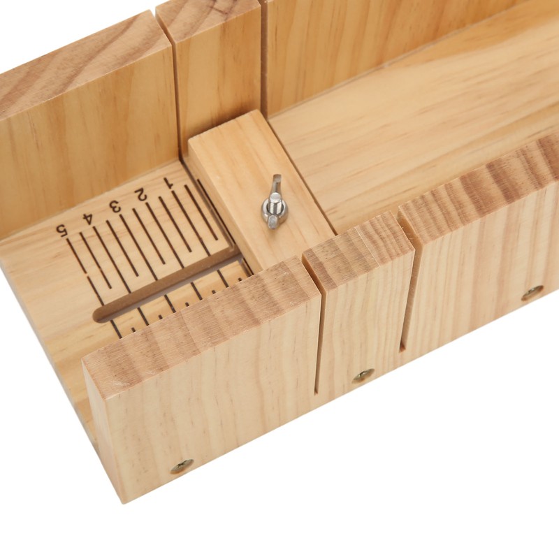 Soap Cutter Superb Polishing Rubber Wood Multipurpose Soap Cutter Slicer