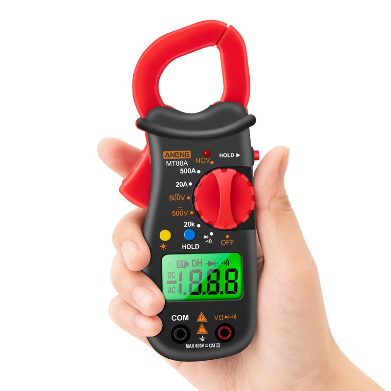 ANENG MT88A Clamp Meter Multimeter LCD Digital Universal Meter 1999