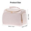 GLIDESMOOTH Makeup Bag, Large Travel Cosmetic Bag with Handle, Spacious