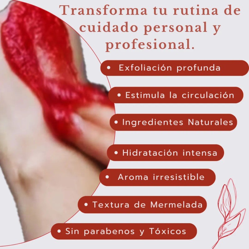 Starla® Exfoliante Frutos Rojos Manicura Pedicura Spa 4 Kg.