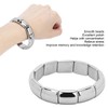 Terahertz Bracelet Rectangle Beads Stretch Bangle Woman Men Bracelet Gift