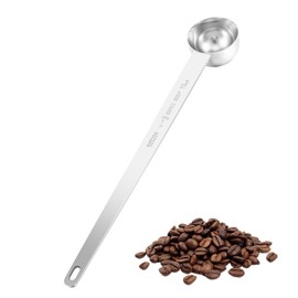 1 Stück Kaffeelöffel 304 Edelstahl 15ml Messlöffel Edelstahl messlöffel mit langem griff Tablespoon Coffee Scoop,Esslöffel zum Abmessen,Esslöffel Kaffeelöffel zum trockenen und flüssigen Zutaten
