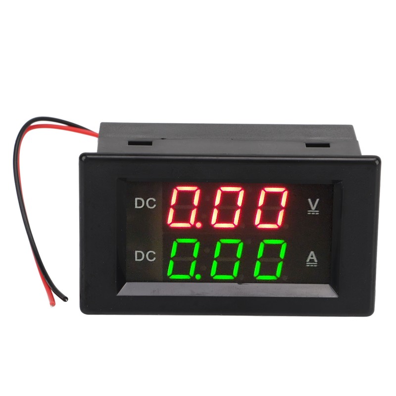 YB4835VA Digital Voltmeter Ammeter DC 600V 100A Decimal Point Automatic