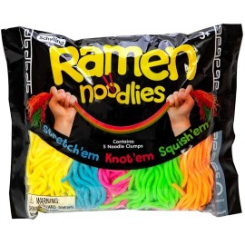 Schylling Nee Doh Ramen Noodlies Stetch'em Squeeze'em Loop'em Stress Relief Sensory Needoh
