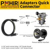 POHIR 4FT Pressure Washer Whip Hose 4800psi 3/8'' Steel Wire