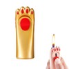 Gold Cat Lighter,Cute Cat Flame Lighter, Soft Fire Cat Claw