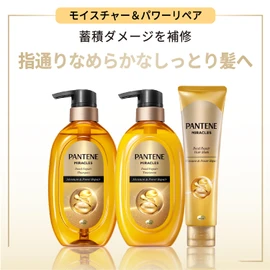 Pantene Miracles Shampoo & Treatment 350g+350g Refill Moisture & Power Repair [Set Purchase]