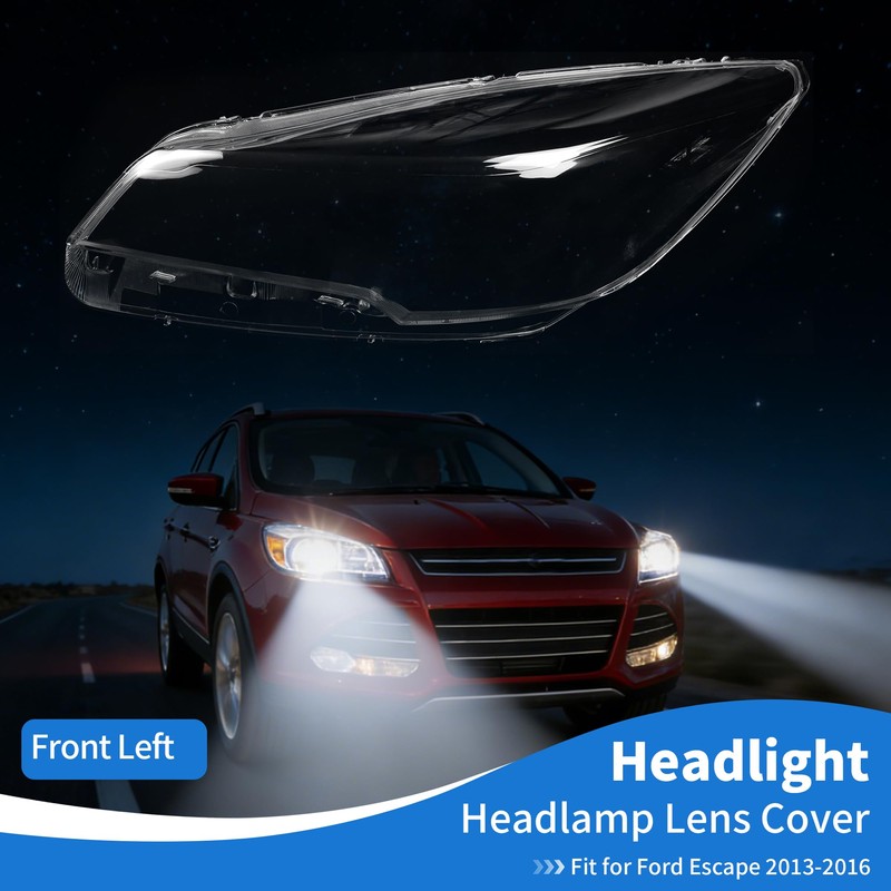 HOPESPANNER Headlight Lens Cover Headlight Headlamp Lense Clear Lens Cover