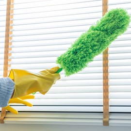 M METERXITY Microfiber Duster - Washable Reusable Feather Duster, Apply to Furniture/Office/Display Box (Gray)