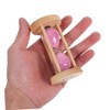 NOLITOY Creative Wooden Glass Timer for Home Decor Sand Timer