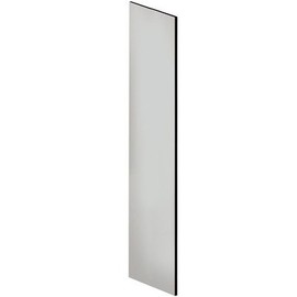 Side Panel for 24 Inch Deep Extra Wide Designer Wood Locker with Sloping Hood Size: 24" H x 24" W x 0.25" D, Color: Gray