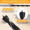 7Pcs Extra Long 9.05" Brad Point Wood Drill Bit Set,