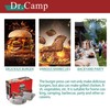Dr.Camp 2 Pack Stainless Steel Burger Press with Real Wood