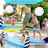 Inflatable Pool Games Volleyball Net Pool Float Set with 19"