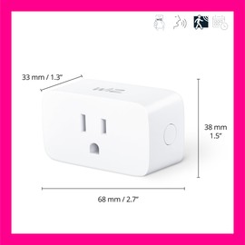 WiZ Smart Plug- Sunset to Sunrise Automation + Motion Detection + Control with Voice or App, Compatible with Alexa, Google Home, and HomeKit - WiFi Wall Outlet - 4 Pack