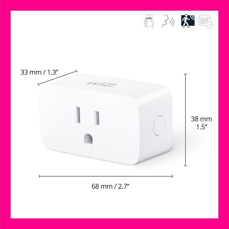 WiZ Smart Plug- Sunset to Sunrise Automation + Motion Detection