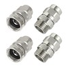 G-Sunny Solid Brass 5/8-Inch Garden Hose Repair Kit, Heavy-Duty Male