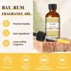 EUQEE Bay Rum Fragrance Oil with Glass Dropper, Essential Oils