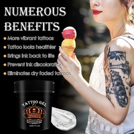 100G Tattoo Creme, Tattoo Butter, Frisches Tattoo Pflege Creme, Tägliche Pflege & Aftercare für deine tätowierte Haut