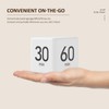 Lichamp Desktop Digital Timer,Gravity Sensor Timer Cube with LED Display,Square