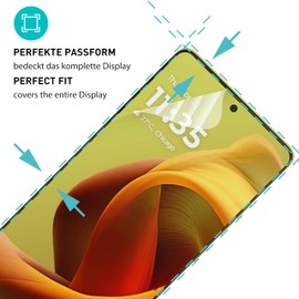 smartect TPU Screen Protector [Pack of 2, Clear] Compatible with Motorola Moto G85 5G, Covers the Whole Display, Screen Protector, Bubble-Free, Screen Protector Anti Fingerprint