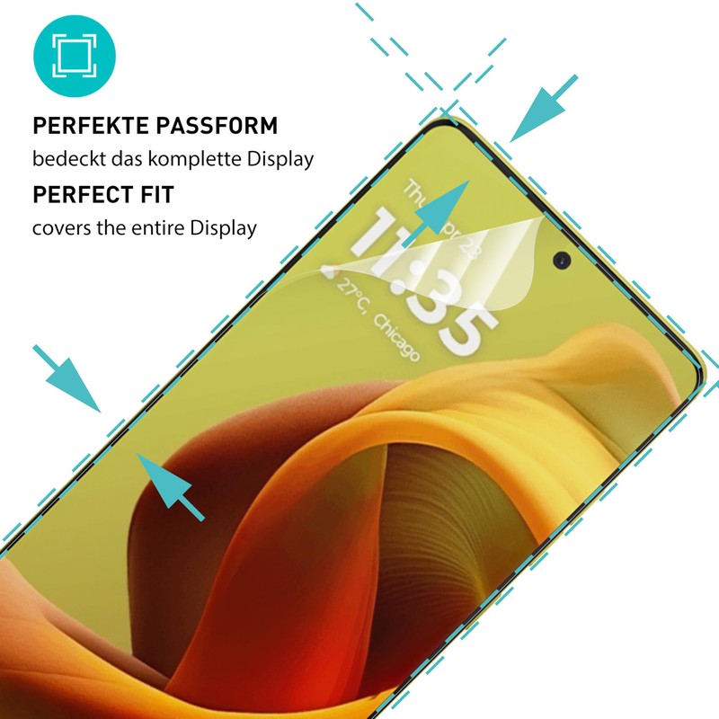 smartect TPU Screen Protector [Pack of 2, Clear] Compatible with