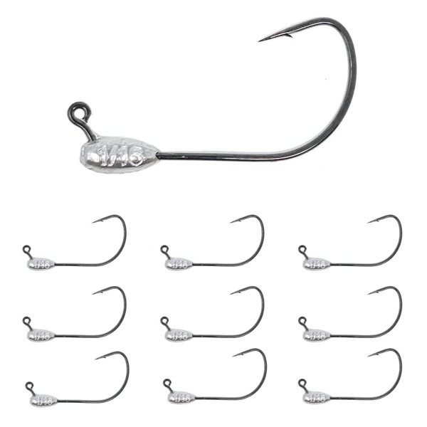 Reaction Tackle Lead Tube Jig Heads - for Bass Fishing