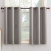 No. 918 Montego Grommet Textured Kitchen Curtain Tier Pair, 56"