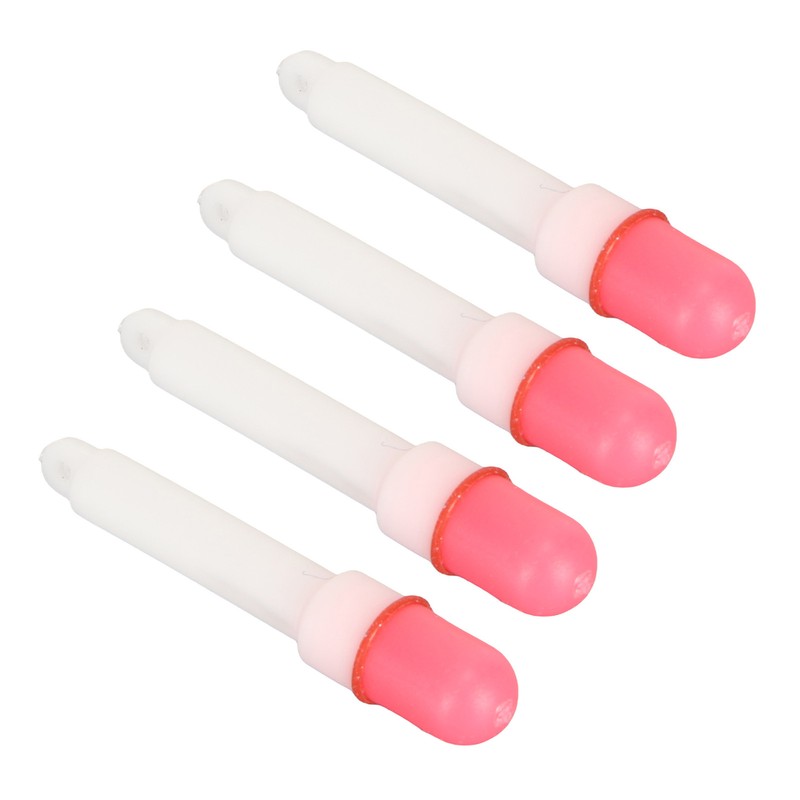 4PCS Fishing Glow Sticks High Visibility Night Fishing Float Tail