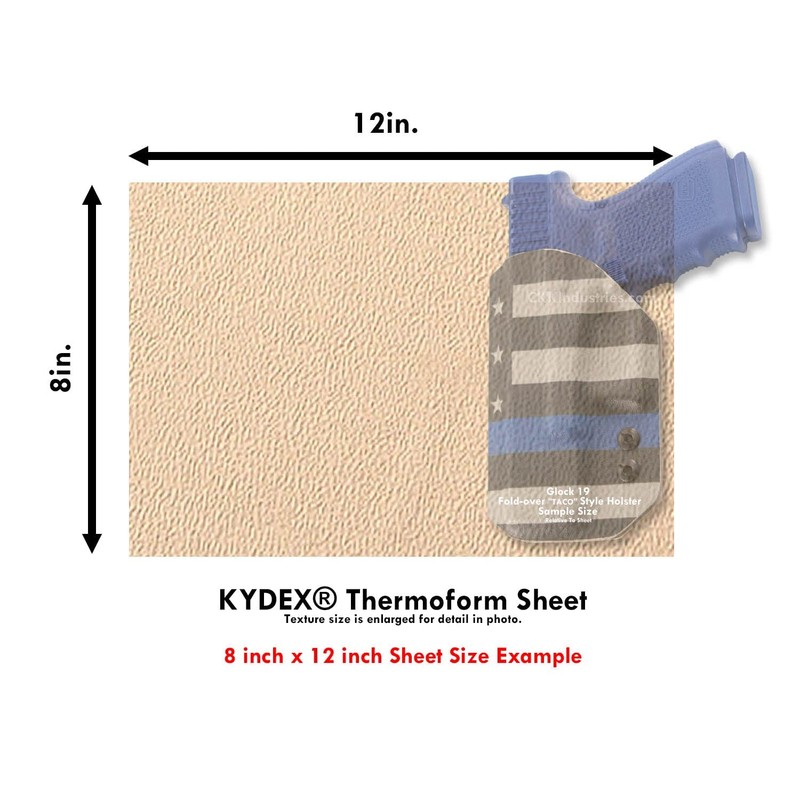 KYDEX Thermoform Sheet - (P1 Texture) - (.060 Thickness) -