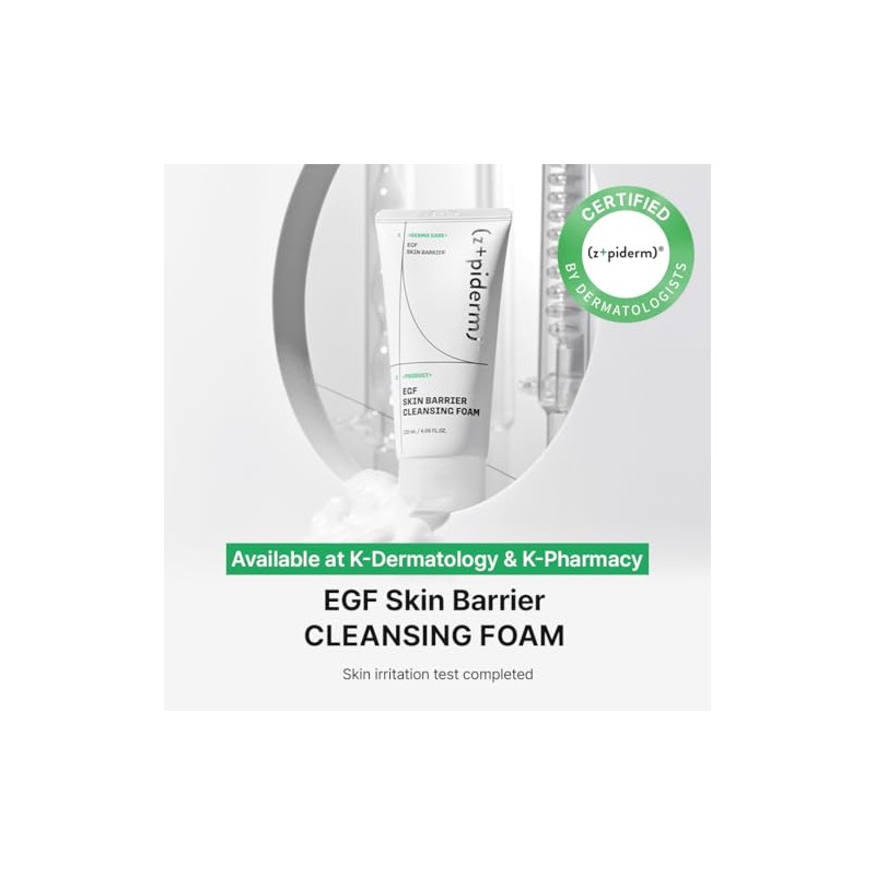 Z+piderm - Zipiderm Egf Espuma Limpiadora Profunda – Limpiador Facial