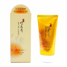 Cornus officinalis Go Eun-gyeol Jin Sun Cream Whitening Wrinkle Improvement Makeup Base 70ml 062084 / 산수유 고은결 진 선크림 미백 주름개선 메이크업 베이스 70ml 062084